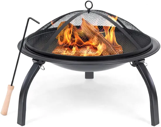 Outdoor Wood Burning Charcoal Fire Bowl Fire Pit for Garden