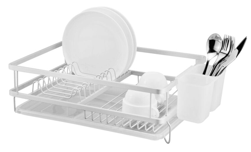 One Tier Aluminum Dish Drying Rack