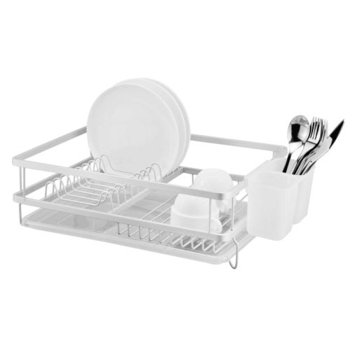 Single Tier Alumnium Dish Drainer One Tier Aluminum Dish Drying Rack Manufactory