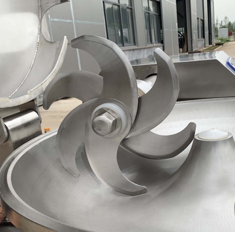 ZB-125 Stainless Steel Meat Bowl Cutter Chopper Mixer