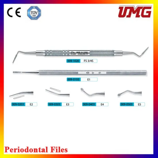 China Stainless Steel Dental Periodontal Files for Sale