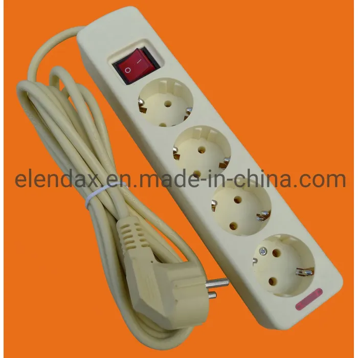 Soket Ekstensi Daya 3 Arah E5003E