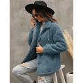 Frauen Sherpa Jacke warme Winter -Outwear