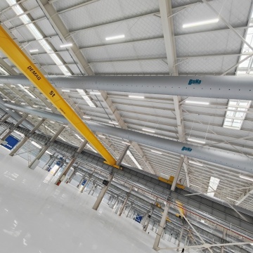 Fabric Air Ducts in Leisure Zones