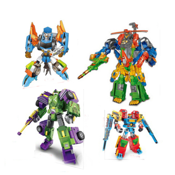 Toys Promosi: Mecha Besi DIY, Mobil Balap, Batu Bata Bangunan, Kota Trans War Chariots - Hadiah Anak Ideal