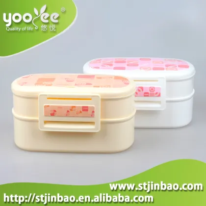BPA Free Double Layer Tiffin Lunch Box Wholesale