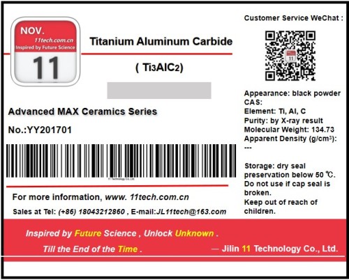 En produkt max fas -ti3alc2 pulver