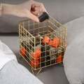 Wire mesh capsule storage basket