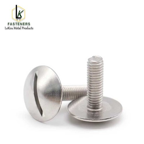 Машынны шрубавая шруба з кроквеннай галоўкай з прарэзам - нержавеючая сталь