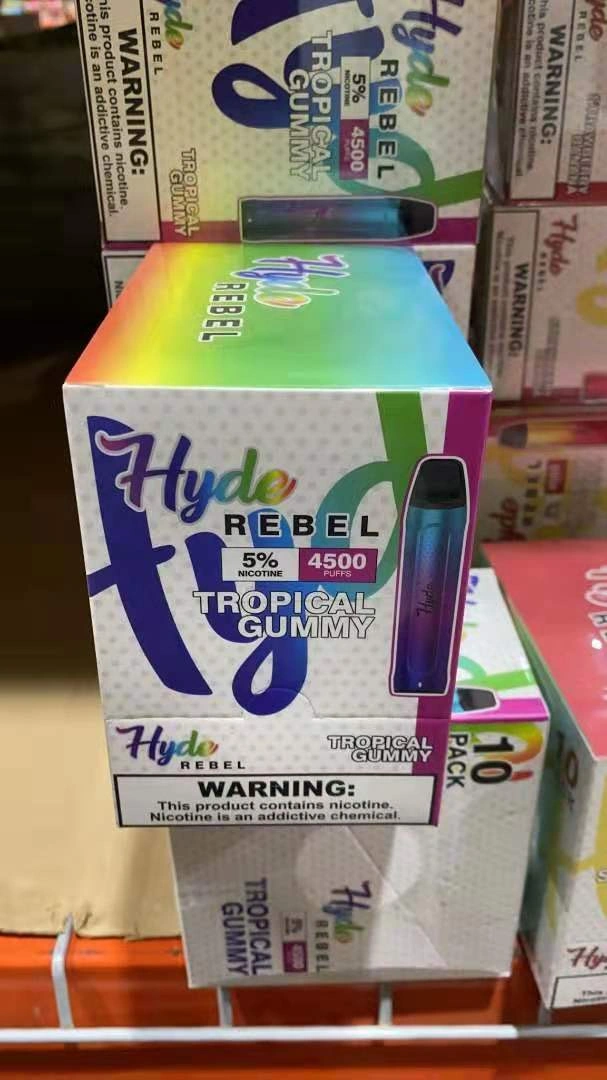 Kertakäyttöinen vape Hyde Rebel 4500 Puffs Elektroninen savuke