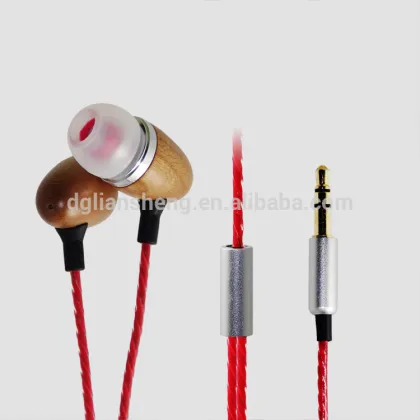 Good ear phones manufacturers wood in-ear ear phone