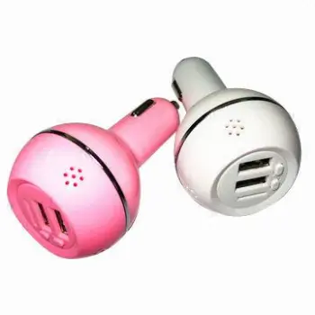 Universal Car Charger/Incense Burner Car MP3 with 8-24V Input Power, 5V/3.1A Charging Current