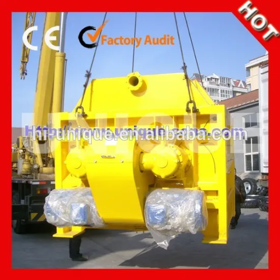 Best Quality 2000L Double-shaft Forced Concrete Mixer