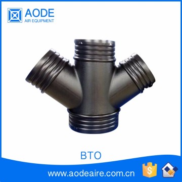 Plastic Y piece Branch take off hvac 3 way value