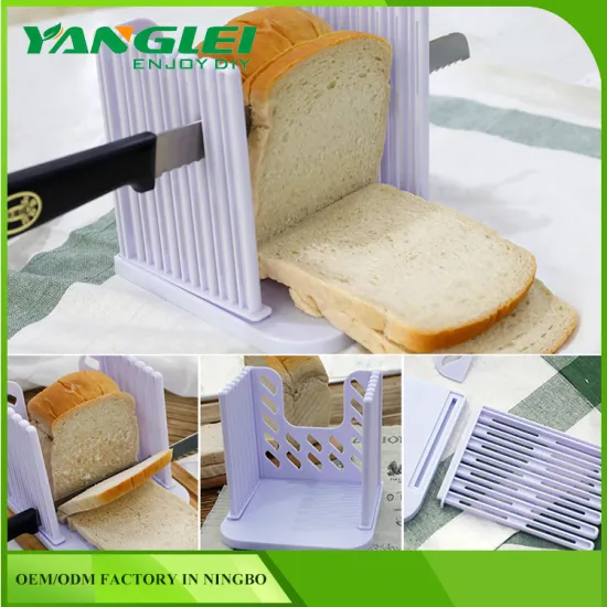 Bread Loaf Cut Slicer Cutter Mold Frame Slicing Kitchen Cutting Tool Assist