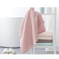 Cotton mesh lightweight dry waffle adult bath towel