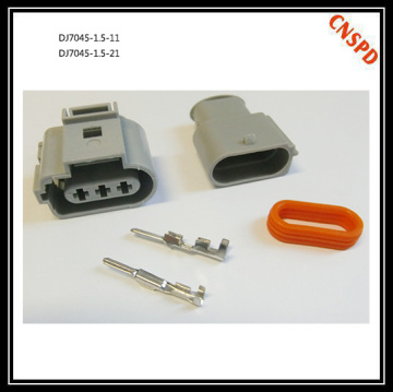 auto electrical wire connector with plastic material , AMP connector,444515-1