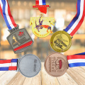 Custom Gold Football Award Medal Zinc Alloy Champions