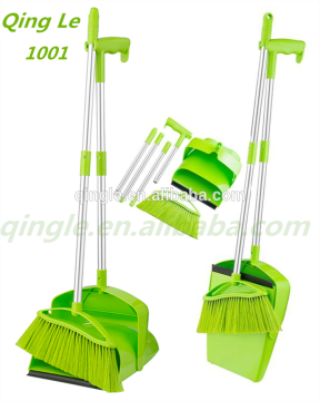 Household Cleaning Tools and Accessories folding broom and dustpan set, dustpan and brush set with long handle