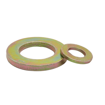 Non-standard Flat washer carbon steel yellow zinc