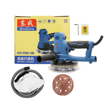 Electric Wall Grinder S1F-FF02-180: Brushless Sander for Concrete, Putty Vacuuming, and Wall Polishing