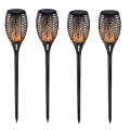 Solar flame light 96LED