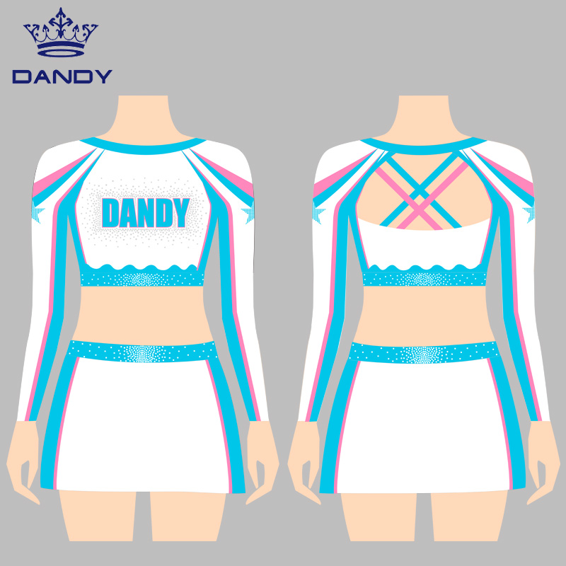 OEM Servicer Héich Qualitéit Cheerleading Uniformen