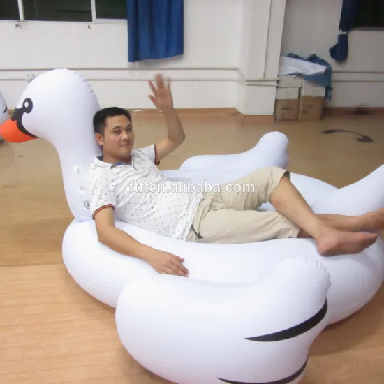2016NEW International Leisure Giant Swan Floating Pool Lake Swimming Inflatable 75"