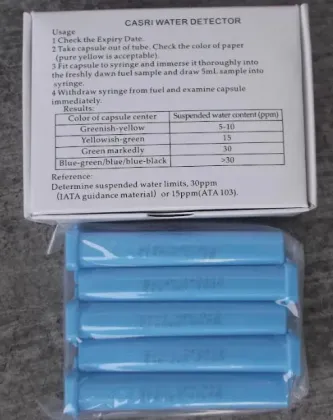 Jet Fuel Water Detector CASRl Water Detector Capsules