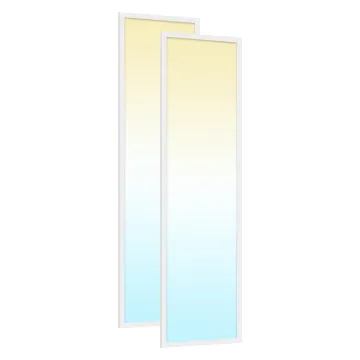 5CCT 1x4FT Dimmable LED Flat Panel Light for Commercial Use - DLC Listed