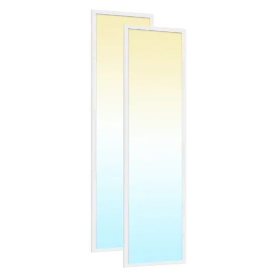 5CCT 1x4FT Dimmable LED Flat Panel Light for Commercial Use - DLC Listed