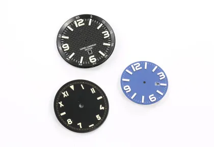 Blue dial super green lume matt watch dial