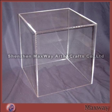 Cube Cover Smooth Appearance Well Polished Acrylic Box with 5 Faces