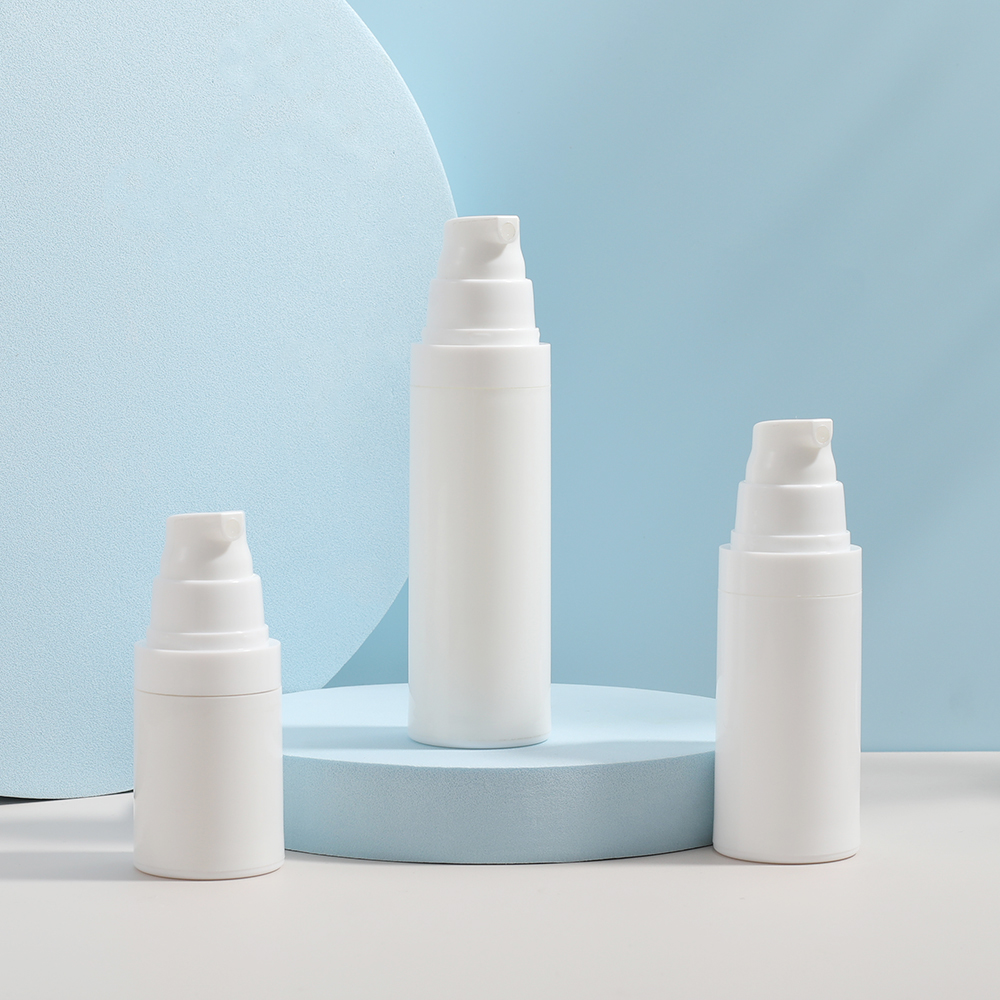 OEM Custom Plastic White Airless Lotion Pump Bottle