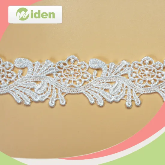 3.7 CM Water Soluble Polyester Lace Trim for Garment
