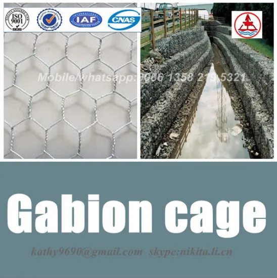 galvanized hexagonal gabion wire mesh/gabion protective mesh/gabion mesh roll