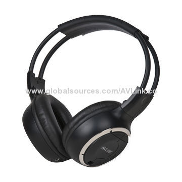 Foldable Design Infrared In-car Wireless Headphones for Automotive Use with Dual Channels
