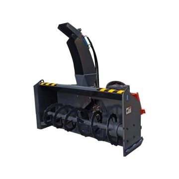 Mini Skid Steer Loader Snow Blower Attachment for Efficient Snow Cleaning