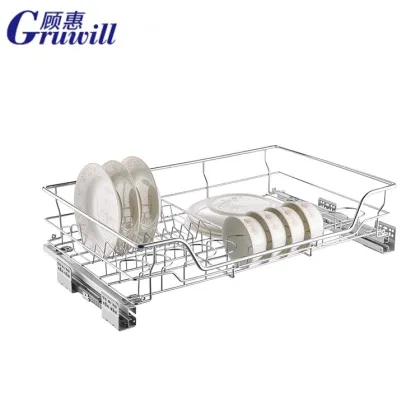 Home kitchen dish drainer, dish storage basket