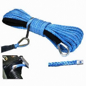 Synthetic Winch Rope, Various Colors are Available