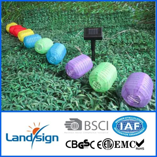 New design super powered 10 led 8cm solar lantern light