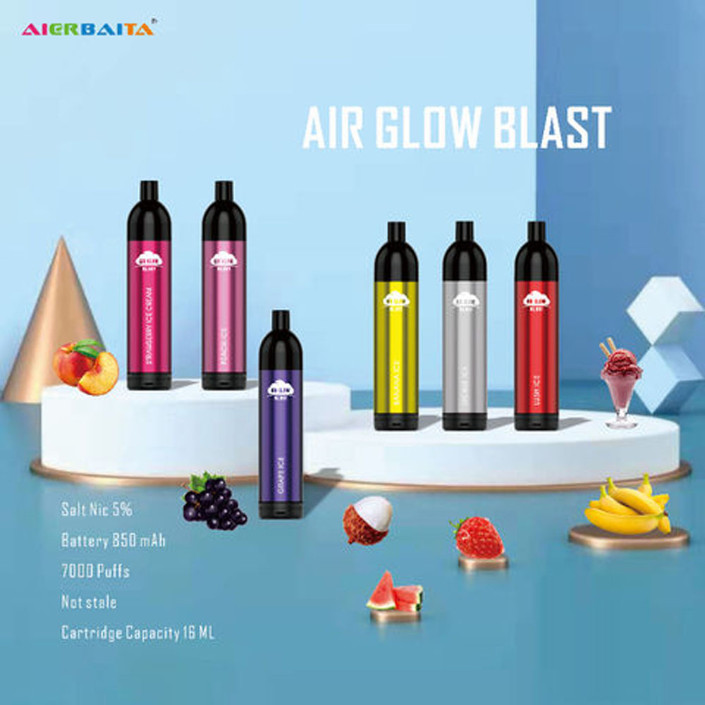 Einweg -Vape Air Glow Explosion mit 7000 -Puff