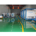 PTFE -fodrad isotank för lagring av H2O2