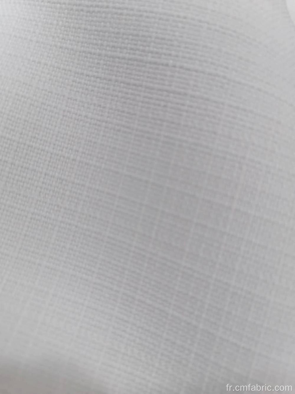 Polyester rayonne spandex slub imiter le tissu en linge