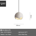 Modern redond ball home home decorativo pingente luz