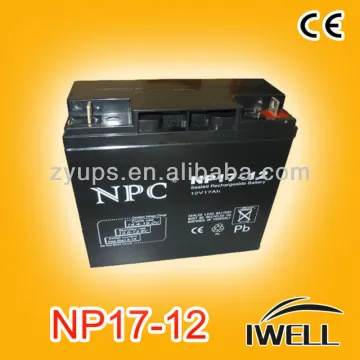 12 volt lead acid battery UPS battery 12v 18ah battery