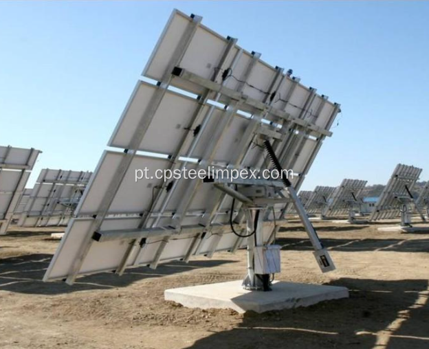Montagem de rastreamento de painel solar durável