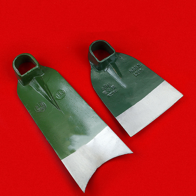 Wholesale Green Digging hoe high quality digging hoe wood Handle Rail steel digging hoe