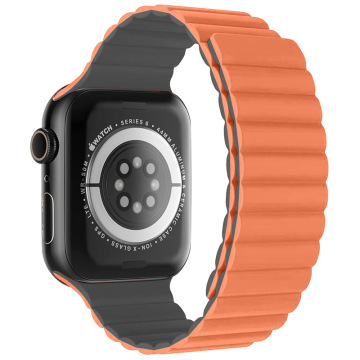 Blue Silicone Magnetic Strap Watch Band for iWatch - Cheap Factory Price
