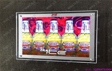 Slim Dynamic Led Light Box For Advertising / Crystal Led Light Box
